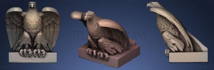 3D мадэль Скульптура орла (STL)